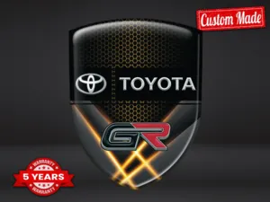 Toyota Insignias Auto Contemporáneas Resistentes Pro Estilo